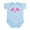Sky Blue, variant on CafePress - Pink Checkered Flags Infant Bodysuit - Baby Light Bodysuit, Size Newborn - 24 Months