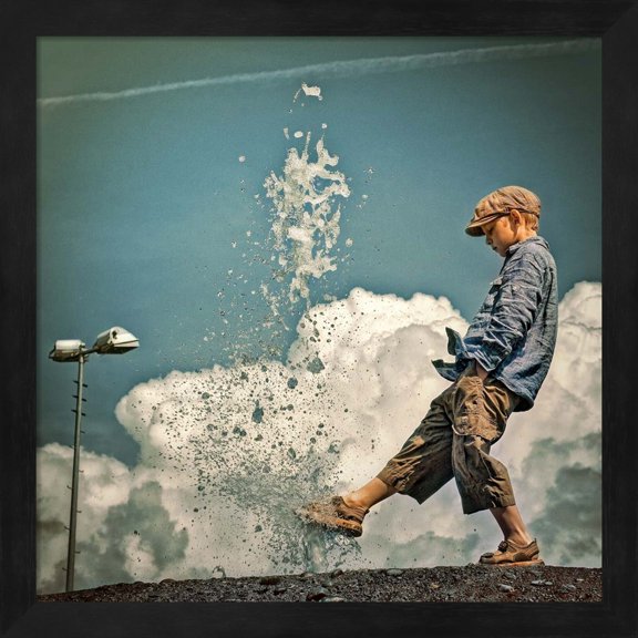 Great Art Now Rainbows End by Ambra, Framed Wall Art, 13.25W x 13.25H