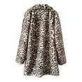 thumbnail image 5 of Women's Jackets Autumn Winter Leopard Coats Loose with Pockets, 5 of 9