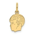 thumbnail image 1 of 14K Head Charm in 14k Yellow Gold, 1 of 3