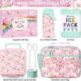 thumbnail image 2 of Bento Lunch Box with 4 Compartments, Insulated lunch Bag, 14oz Stainless Steel Water Bottle, Ice Pack, Utensils Set (Unicorn), 2 of 9