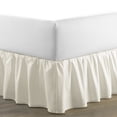 thumbnail image 2 of Laura Ashley  White Cotton Ruffled 15-inch Drop Bedskirt, 2 of 2