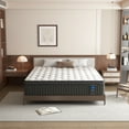 thumbnail image 5 of 10 inch King Hybrid Mattress in a Box, Gel Memory Foam and Individually Pocket Innerspring, Euro Top Mattress, Medium Firm, 5 of 10