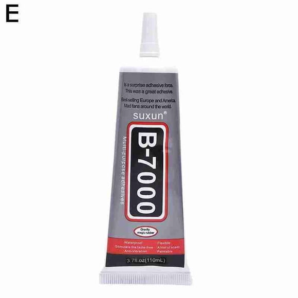 SharkTRUE Colle B7000 25 ml Force Industrielle Super Adhésif Liquide Clair Colle B-7000 Bricolage Étui de Téléphone Artisanat Perles Bijoux Strass