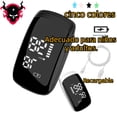 thumbnail image 3 of Oxímetro De Pulso De Dedo Recargable USB Médico Protable Oximetro SpO2 PR Monitor De Ritmo Cardíaco De Oxígeno En Sangre Adecuado para niños y adultos. / termómetro, 3 of 4