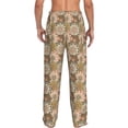 thumbnail image 3 of Uemuo Mandala Pattern Men's Wide Leg Palazzo Lounge Pants with Pockets Light Weight Loose Comfy Casual Pajama Pants-Small, 3 of 9