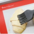 thumbnail image 6 of Baker's Secret Silicone Dishwasher Safe Set of 2 Brush Spatula 10.43"x0.47"x3.74" Red, 6 of 7