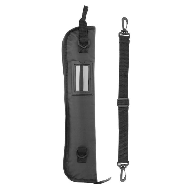 Estuche de transporte de baquetas Yuyangstore Bolsa de mazo de tambor Negro capacidad para 8 palos