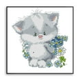 thumbnail image 2 of 1ensemble Aiguille Motif Mignon Point de Croix pour Adulte Sans Cadre 11CT, 2 of 5