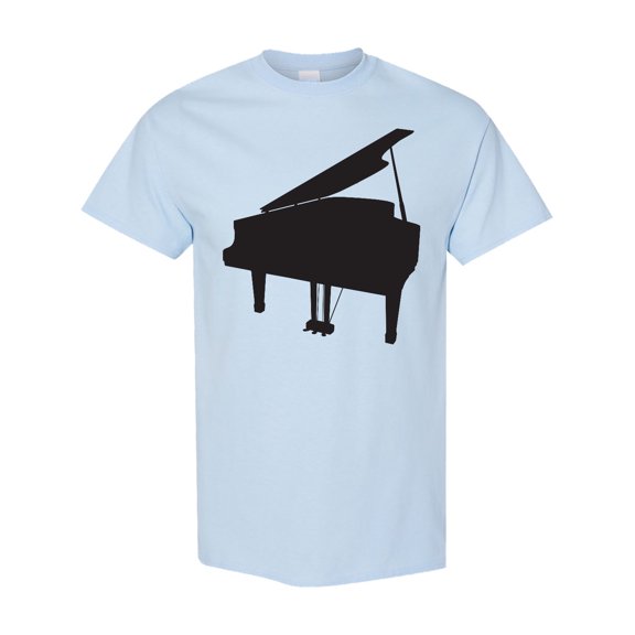 Inktastic Piano Silhouette T-Shirt