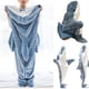 thumbnail image 3 of Hark Blanket Shark Onesie Manta de tiburón para Ponerse en un Disfraz de Saco de Dormir para Adultos, XL/190*90cm, 3 of 5