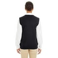 thumbnail image 2 of Harriton M415W Women's Pilbloc™ V-Neck Sweater Vest-Black-2XL, 2 of 3