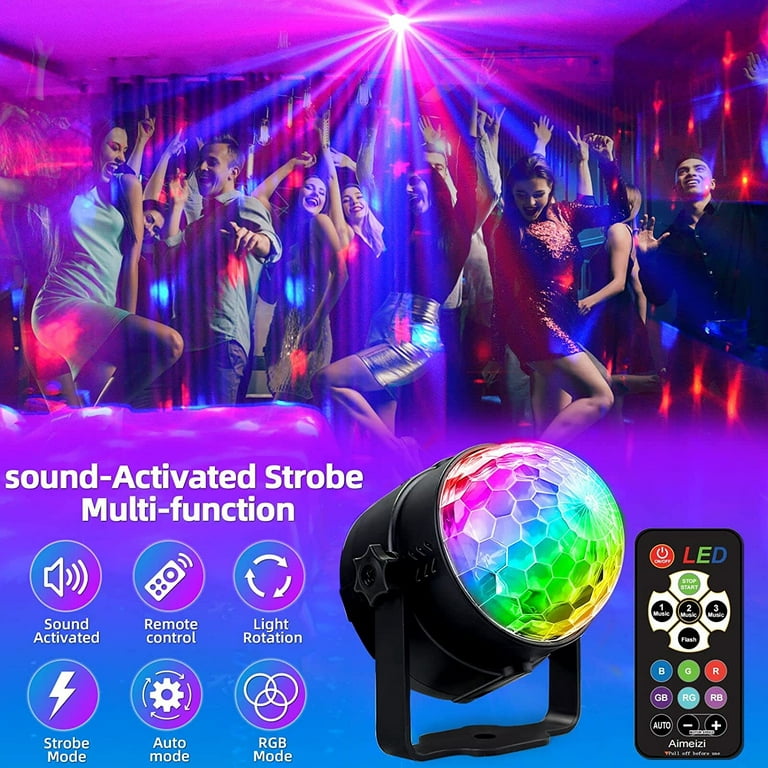 Pick Ur Needs Mini LED Dj Disco 12 Mode Combination, Stage Sound Activ