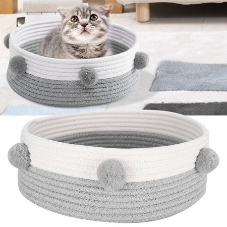 Rdeghly Cat Dog Bed Breathable Cat Litter Bed Small Dog House Bite Resistant Knitted Four Seasons Universal Small Dog Kennel Walmart Canada