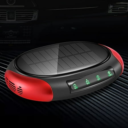 

Solar Negative Ion Air Purifier Mini Portable Office Home Car Desktop Purifier