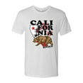 thumbnail image 2 of Wild Bobby, California Republic Cali Bear Pop Culture Mens Premium Tri Blend T-Shirt, Heather White, X-Large, 2 of 3
