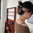 thumbnail image 2 of Fashion Hollow Alloy Shiny Star Hair Clip Small Dating Party Hairpin Gold, 2 of 4