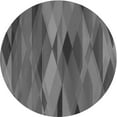 thumbnail image 1 of Ahgly Company Tapis d'Intérieur Rond Lavable en Machine Gris Transitionnel, 8 Pieds Rond, 1 of 7