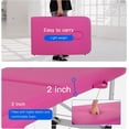 thumbnail image 7 of CL.HPAHKL Massage Table Portable, 2 Fold Lash Bed Massage Bed, Adjustable Height, Sturdy Aluminum Frame, Esthetician Bed for Tattoo, Facial, Lash, Physical Therapy, Pink, 7 of 7