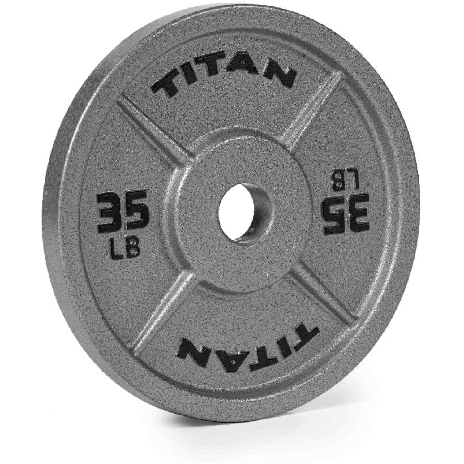 HYYYYH 35 LB Cast Iron Olympic Plate, Sold Individually, Classic Weight
