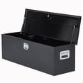 thumbnail image 1 of 48 Inch Resistente Aluminum Truck Tool Caja cm de Anchoaterproof Organizador de Almacenamiento Chest con cm de Profundidadiamante Plate Side cm de Alturaandles Cerradura con Caja, 1 of 6