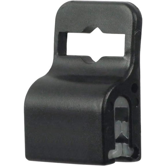 Black Gripper Card Holder Clamps for Standard Thickness ID Badge, Smart Card, CAC, Chip or Swipe Card, Secure and Strong Hold by Specialist ID