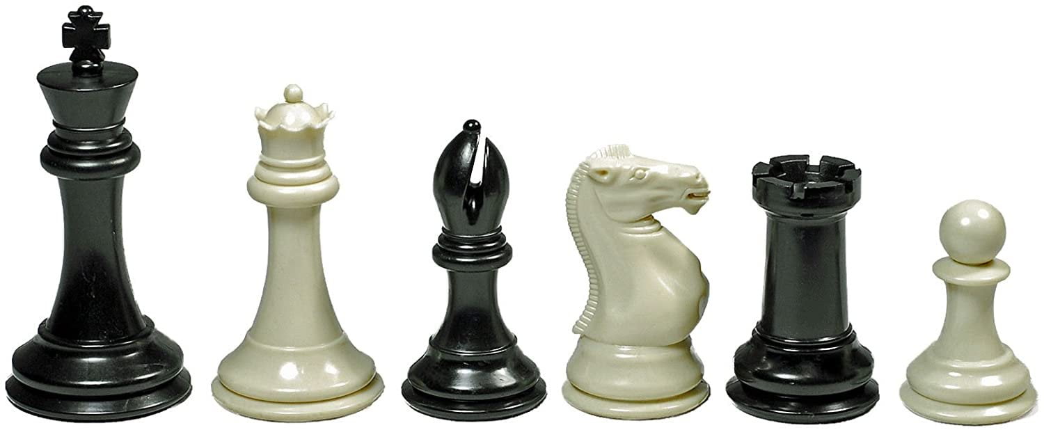 WE Games Complete Tournament Triple Weighted Chess Set, Green Roll-up Board