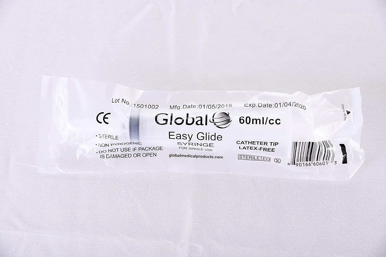 Buy 60ml Syringe Only with Catheter Tip 50 Syringes Without a Needle