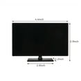 thumbnail image 2 of VONKY Miniature Wide Screen Television Simulation Flat-Panel LCD TV Lightweight Anti-scratch Toys Remote Control White, 2 of 6