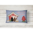 thumbnail image 2 of Carolines Treasures BB2867PW1216 Dog House Collection Chinese Crested Cream Canvas Fabric Decorative Pillow  12H x16W, 2 of 3