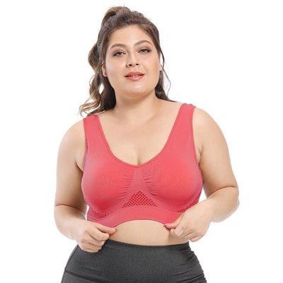 

3pcs Women Plus Size Bra Seamless Bra With Pads Easy Comfort Bra Active Everyday Push Up Bralette Vest Wireless Brassiere Bra