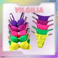 thumbnail image 2 of victoria secret Top Nuevos Conjuntos De Sujetador Push Up Con Estampado De Letras Para Mujer/Lingerie V Gao Jiahui unisex, 2 of 2