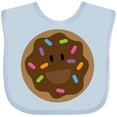 thumbnail image 3 of Inktastic Chocolate Doughnut Boys or Girls Baby Bib, 3 of 4