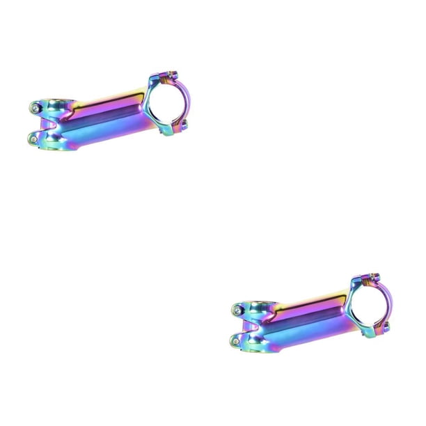 Toystoory Vástago de bicicleta ligero impermeable resistente al desgaste tija de sillín buen sellado aleación de aluminio manillar profesional 70 mm, 31.8x70 mm 2Conjunto
