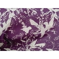 thumbnail image 4 of oneOone Cotton Poplin Purple Fabric Leaves Sewing Material Print Fabric By The Yard 56 Inch Wide, 4 of 4