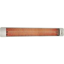 Eurofase Heating - 6000 Watt Electric Infrared Dual Element Heater-240 Voltage-Stainless Steel Finish-Mason Decorative Fascia