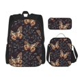 thumbnail image 1 of Fotbe Butterfly1 Set Escolar 3 en 1 para Niños - Mochila Duradera con Lonchera Aislante y Estuche para Lápices - Mochila Escolar para Niños y Niñas, 1 of 7
