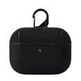 thumbnail image 1 of Étui de Protection Imperméable pour Airpods Pro 3e Génération, Motif en Tissu Nylon, Étui de Protection Noir, 1 of 1