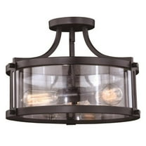 Vaxcel International 16 in. Holbrook Semi - Flush Mount