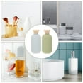 thumbnail image 3 of 2 botellas de viaje rellenables, de 200 ml, para loción, champú y acondicionador., 3 of 8