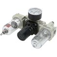 thumbnail image 4 of Air Oil Water Separator Triplet Automatic Drainage Pressure Regulator Aluminum Alloy Body, 4 of 4