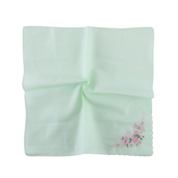 URTERYSER Embroidery Sweat Absorbent Pocket Handkerchief for Wedding Party Activities Soft and Absorbent Pocket Towel Color 6