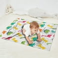 thumbnail image 2 of Colorful Cartoon Dinosaurs Pattern Blanket,Comfortable Soft Lamb Wool Throw Blanket,All Season,Warm Lightweight Blankets for Sofa Bed Couch Living Room Chair,30"x40", 2 of 4