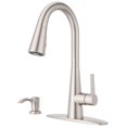 thumbnail image 6 of Pfister F-529-7Bar Barullii 1.8 GPM Single Hole Pull Down Kitchen Faucet - Black, 6 of 7