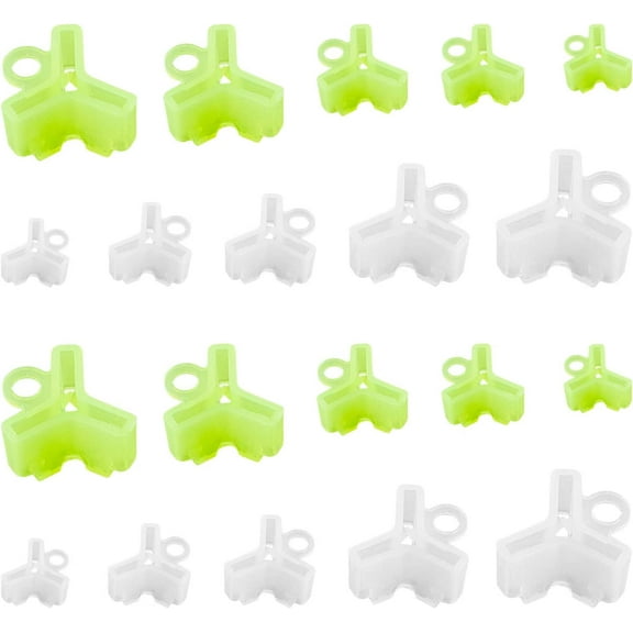 150PCS Fishing Hook Bonnets Treble Hook Covers Fishing Protector Safety Caps for Standard Hook Colorful DIY