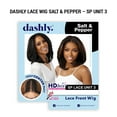 thumbnail image 3 of Ebo Dashly Synthetic Lace Front Wig Salt & Pepper SP Lace Unit 3 Perm Yaki 14” ( Balayage Copper ), 3 of 6