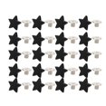 thumbnail image 4 of Rivet Button, Practical Fashionable Anti-Rust Star Shape Rivet, Bags For Clothes Shoes Pet Collars Silver,Black Metal Color,Bright Black, 4 of 8
