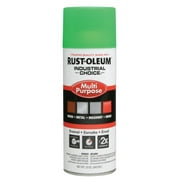 Rust-Oleum Industrial Spray Paint,Fluor.,Green,12oz 1632830