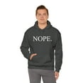 thumbnail image 6 of Nope. Funny Sarcastic Adult’s Unisex Cotton Pullover Sweatshirt Hoodie, 6 of 6