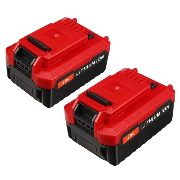 Unique Bargains 2pcs 20V Max 3.0Ah Liion Replacement Rechargeable